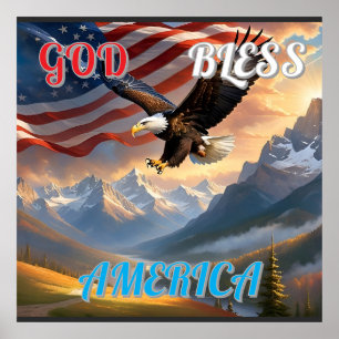 GOD BLESS AMERICA POSTER