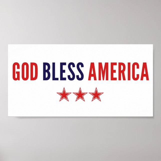God Bless America Poster (Front)