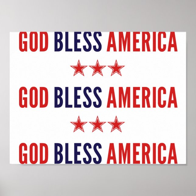God Bless America Poster (Front)