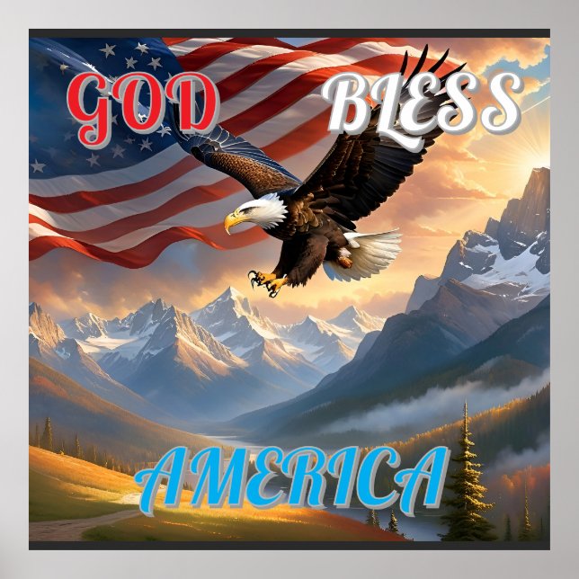 GOD BLESS AMERICA POSTER (Front)