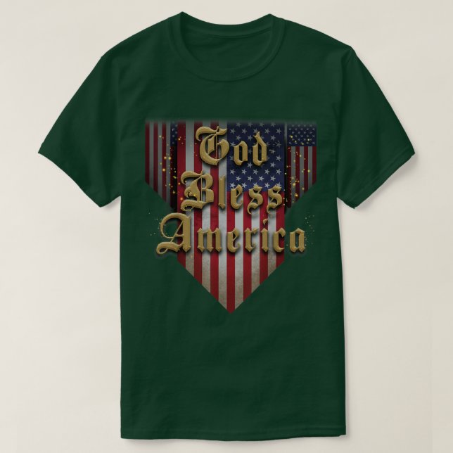 God Bless America Shirt (Design Front)