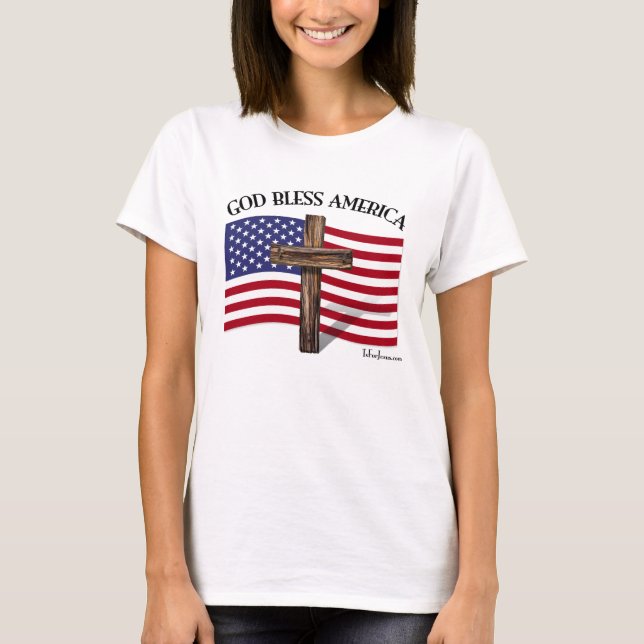 GOD BLESS AMERICA T-Shirt (Front)