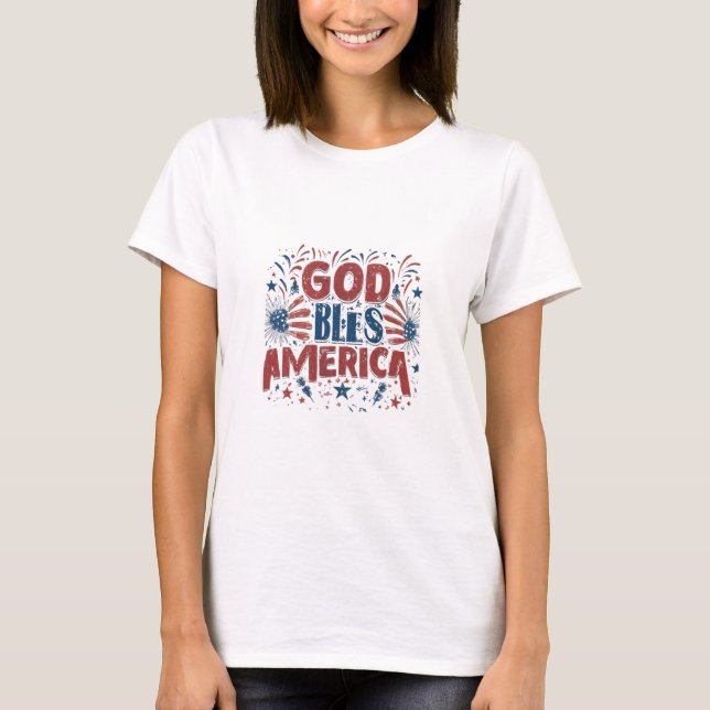 God Bless America T-Shirt (Front)