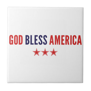 God Bless America Tile