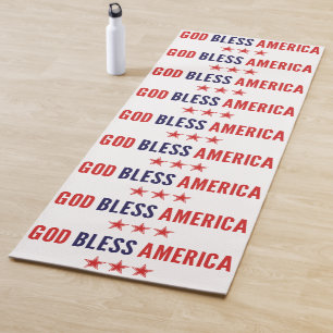 God Bless America Yoga Mat