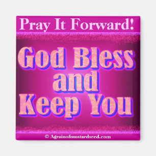 God Bless and Keep You Magnet