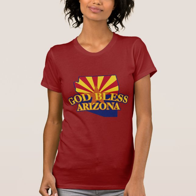 God Bless Arizona T-Shirt (Front)