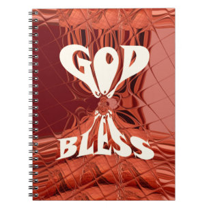 God Bless Art Print Spiral Notebook