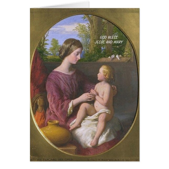 GOD BLESS JESUS AND MARY (Front)