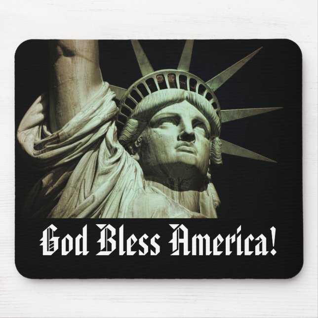 God Bless Liberty Mouse Pad (Front)