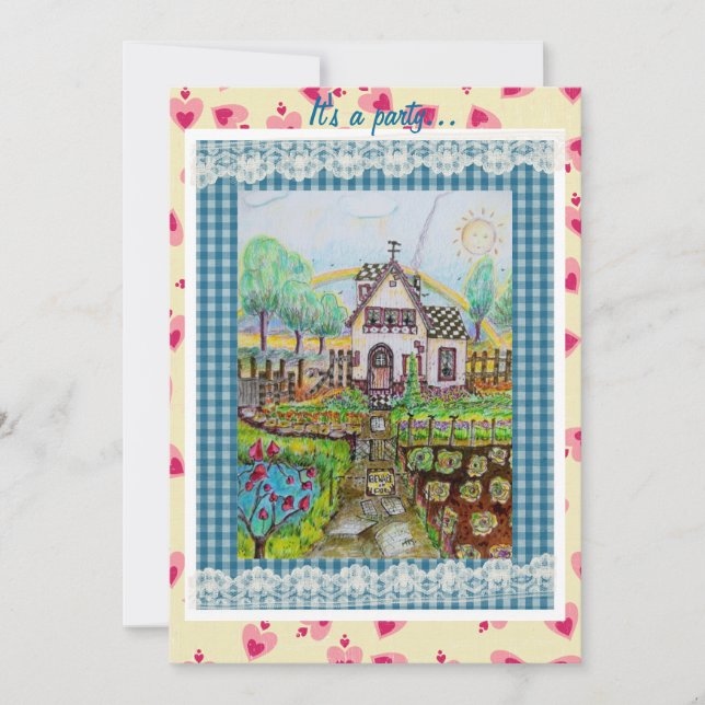 God Bless Our Home invitation (Front)