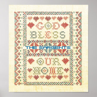 God Bless Our Home Poster