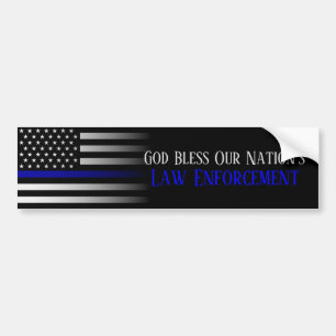 God Bless Our Nation’s Law Enforcement Bumper Sticker