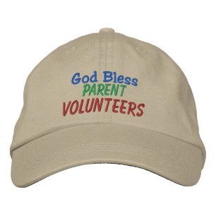 God Bless Parent Volunteers Embroidered Hat