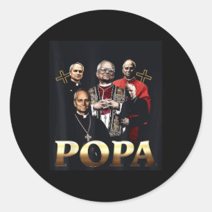 God Bless Pope Leo Xiv 8 Classic Round Sticker