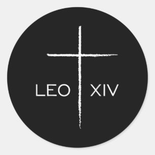 God Bless Pope Leo Xiv Funny Shirt Leo Xiv Classic Round Sticker