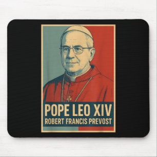 God Bless Pope Leo Xiv Mouse Pad