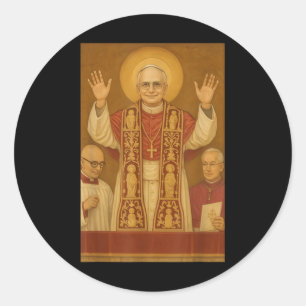 God Bless Pope Leo Xiv Pope Leo Xiv Shirt Pope Leo Classic Round Sticker