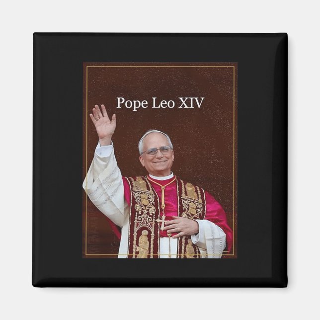 God Bless Pope Leo Xiv Shirt  Magnet (Front)