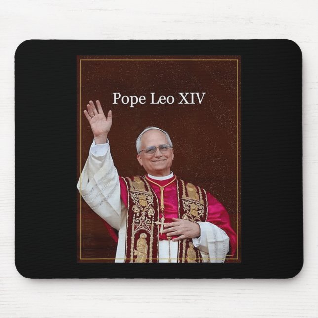 God Bless Pope Leo Xiv Shirt  Mouse Pad (Front)