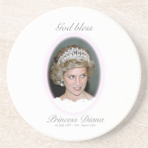 God Bless Princess Diana Coaster
