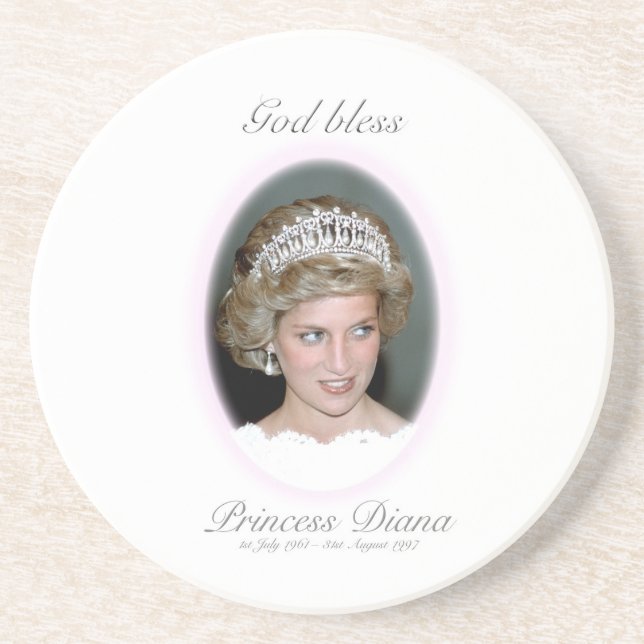God Bless Princess Diana Coaster (Front)