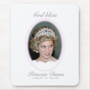 God Bless Princess Diana Mouse Pad