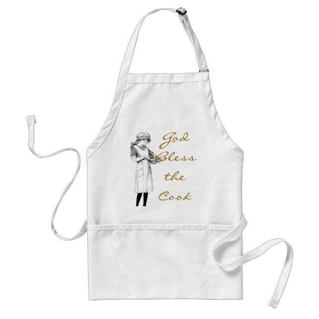 God Bless The Cook apron (Front)