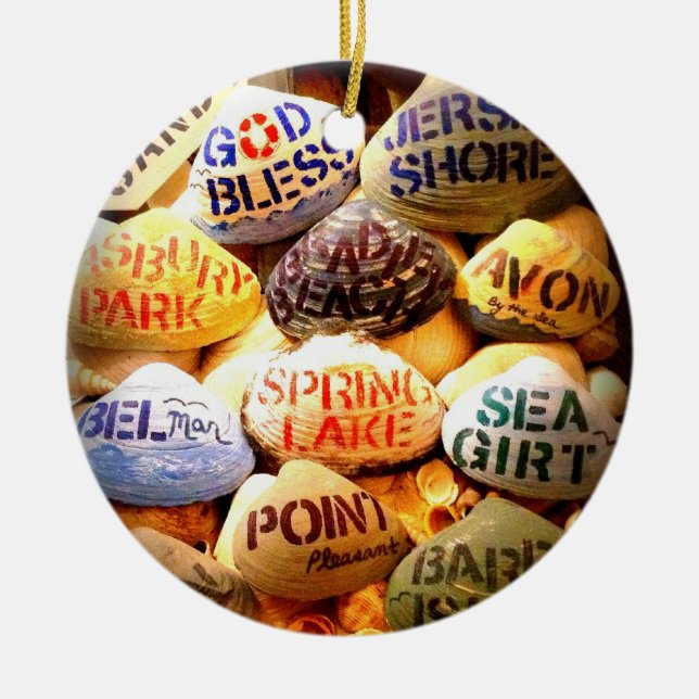 God Bless the Jersey Shore - Christmas Ornament (Front)