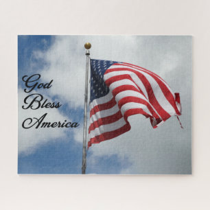 God Bless the USA - Represent! Jigsaw Puzzle
