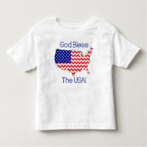 God Bless The USA Toddler T-Shirt