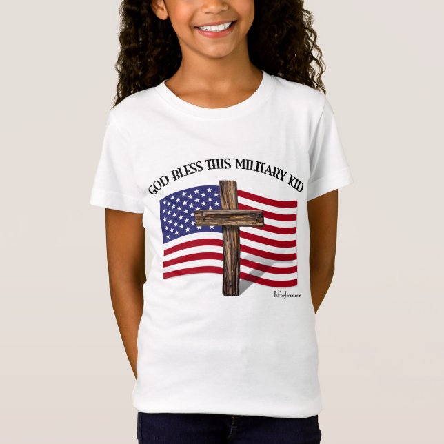 GOD BLESS THIS MILITARY KID T-Shirt (Front)