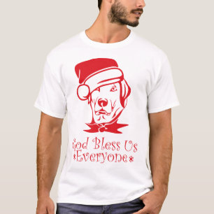 God Bless Us Everyone Cute dog T-Shirt
