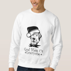 god bless us everyone sweatshirt