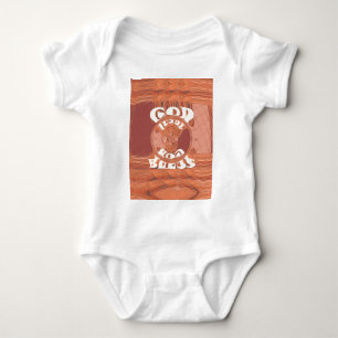 God Bless You – African-Inspired Spiritual Print Baby Bodysuit