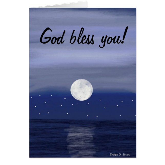 God Bless You Card (Front)