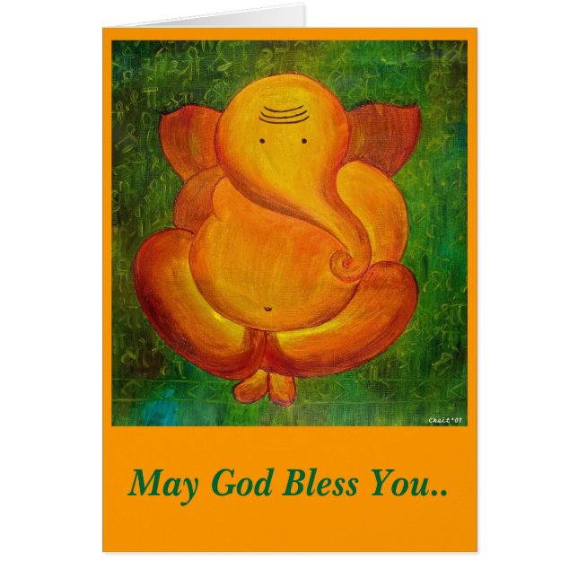 "God Bless You" card for any occassion (Front)