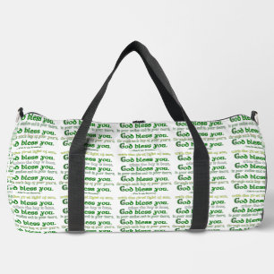 God Bless You Irish Blessing Duffle Bag