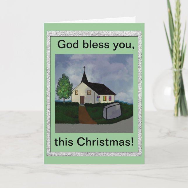 God bless you this christmas Card (Front)