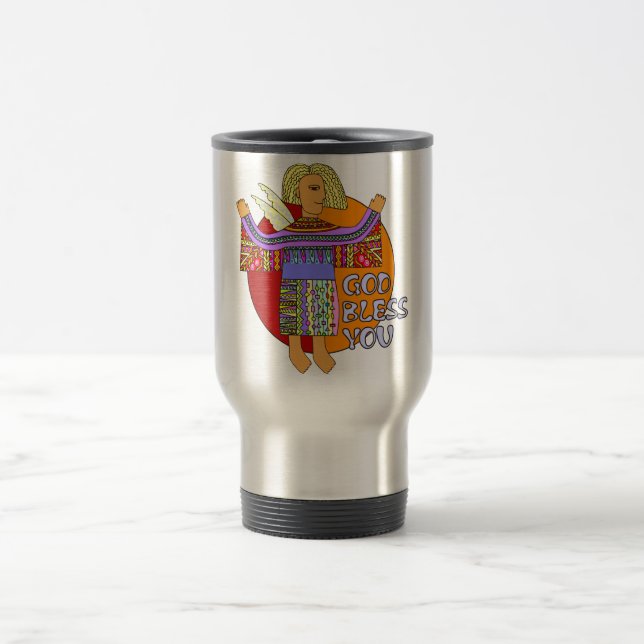 God Bless You Travel Mug (Center)