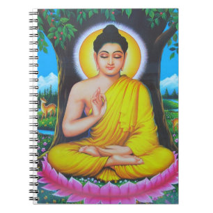 God Buddha Spiral Notebook