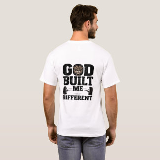 God Built Me Different Shirt | Christian Motivatio