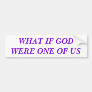 GOD BUMPER STICKER