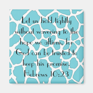 God can be trusted bible verse magnet