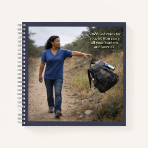 God cares for you notebook