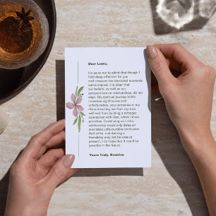 God Centered Breakup Card