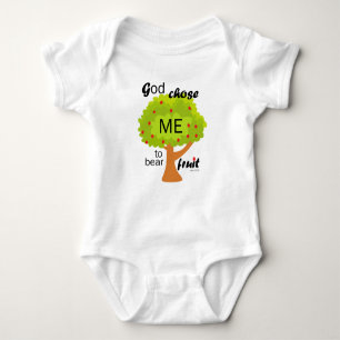 God chose ME! - Baby bodysuit  Bible verse