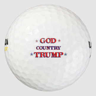 GOD COUNTRY TRUMP GOLF BALLS