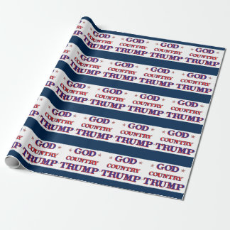 God Country Trump Wrapping Paper