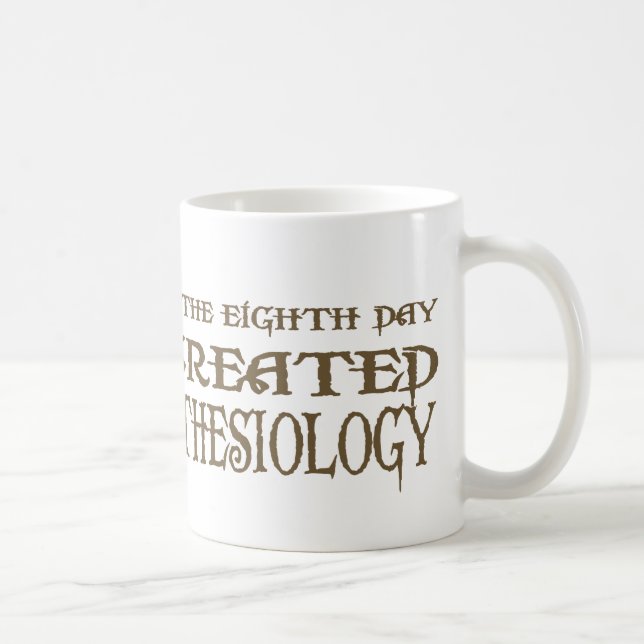 God Created Anaesthesiology Coffee Mug (Right)